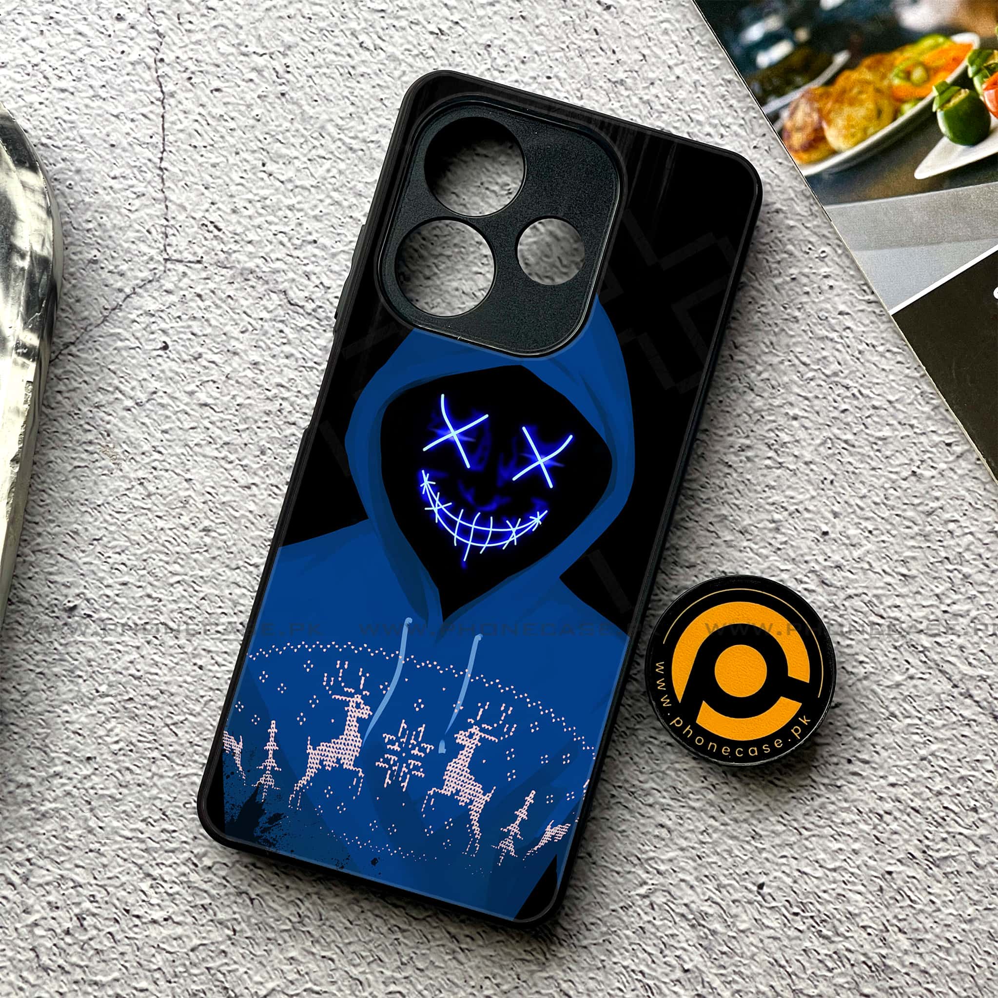 Oppo A5 Pro - Anonymous 2.0 Series - Premium Metal Printed soft Bumper shock Proof Case