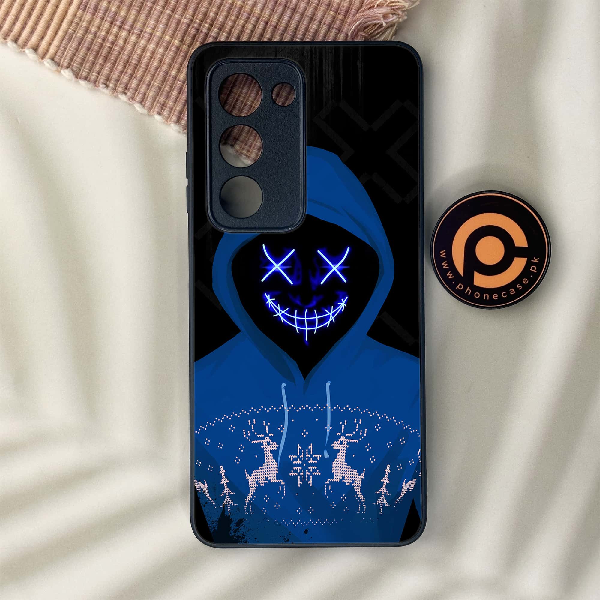 Oppo A5 2025 - Anonymous 2.0 Series - Premium Metal Printed soft Bumper shock Proof Case