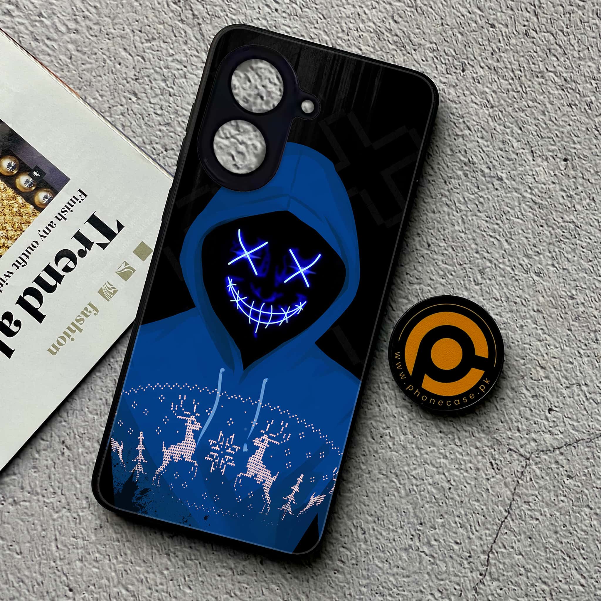 Xiaomi Redmi A5 - Anonymous 2.0 Series - Premium Metal Printed soft Bumper shock Proof Case