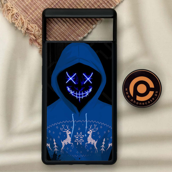 Google Pixel 6 - Anonymous 2.0 Design 9 - Premium Metal Printed soft Bumper Shock Proof Case CS-19173