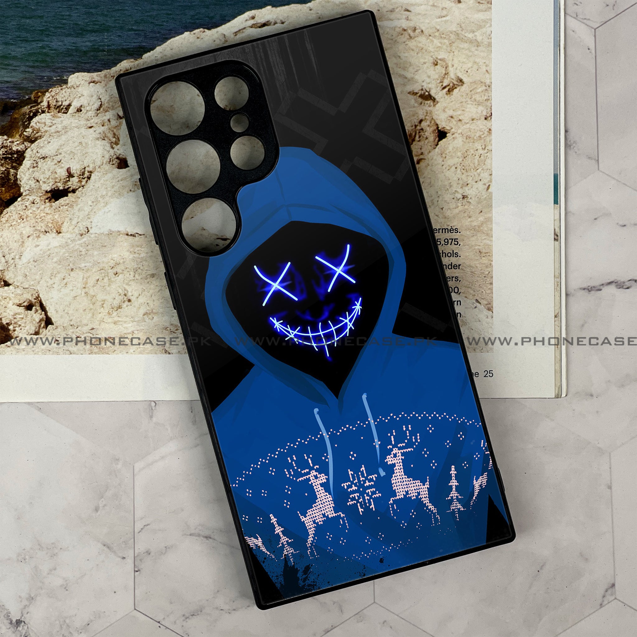 Galaxy S21 Ultra - Anonymous 2.0 Series - Premium Metal Printed soft Bumper shock Proof Case