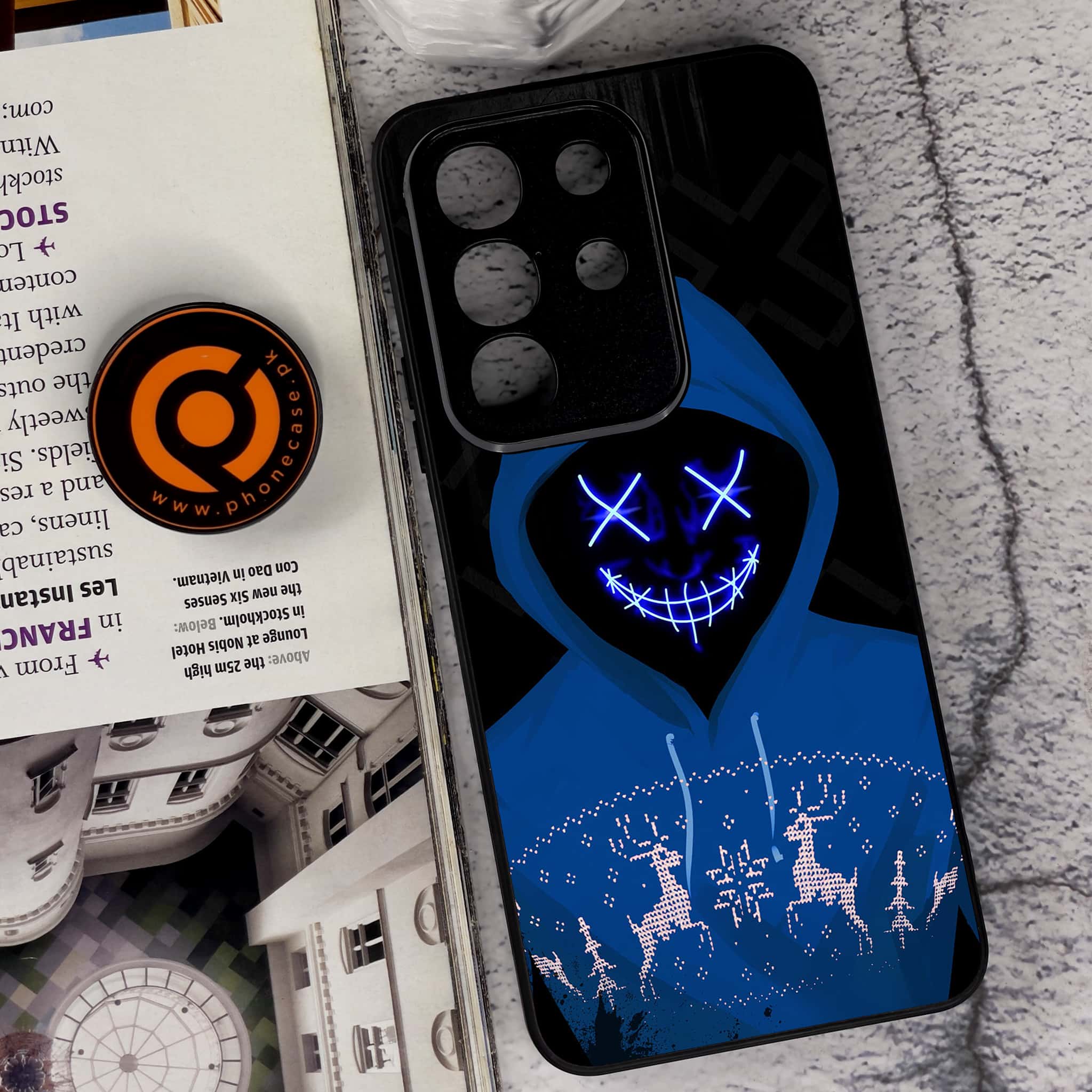 Vivo Y29 4G - Anonymous 2.0 Series - Premium Metal Printed soft Bumper Shock Proof Case