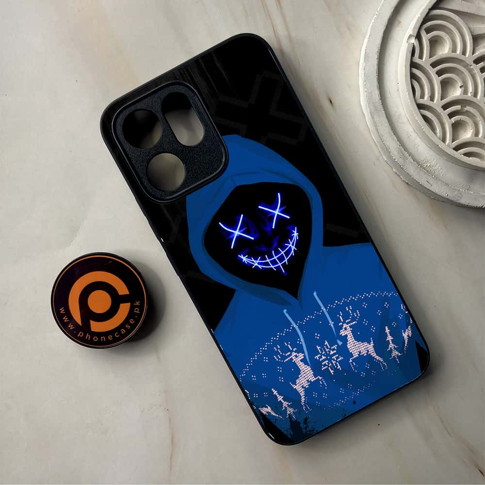 Oppo Reno 14F - Anonymous 2.0 Series - Premium Metal Printed Soft Bumper Shockproof Case