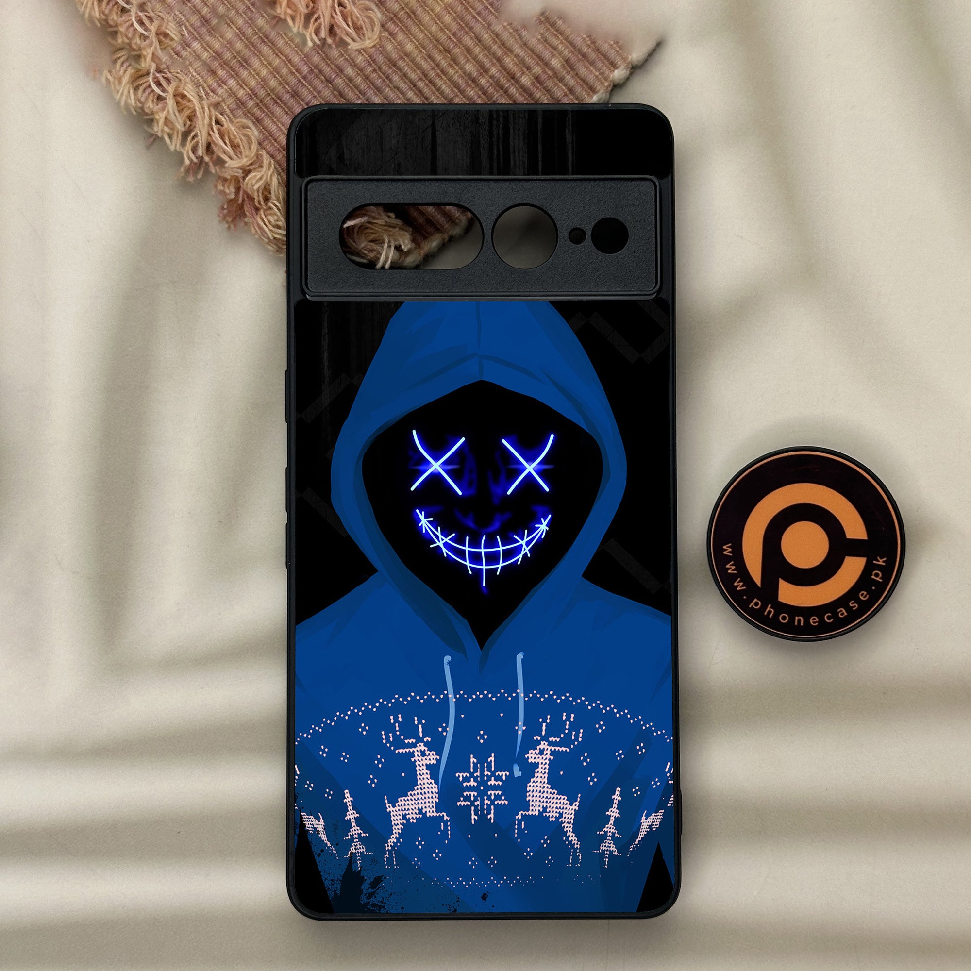 Google Pixel 7 Pro - Anonymous 2.0 Series - Premium Metal Printed soft Bumper Shock Proof Case