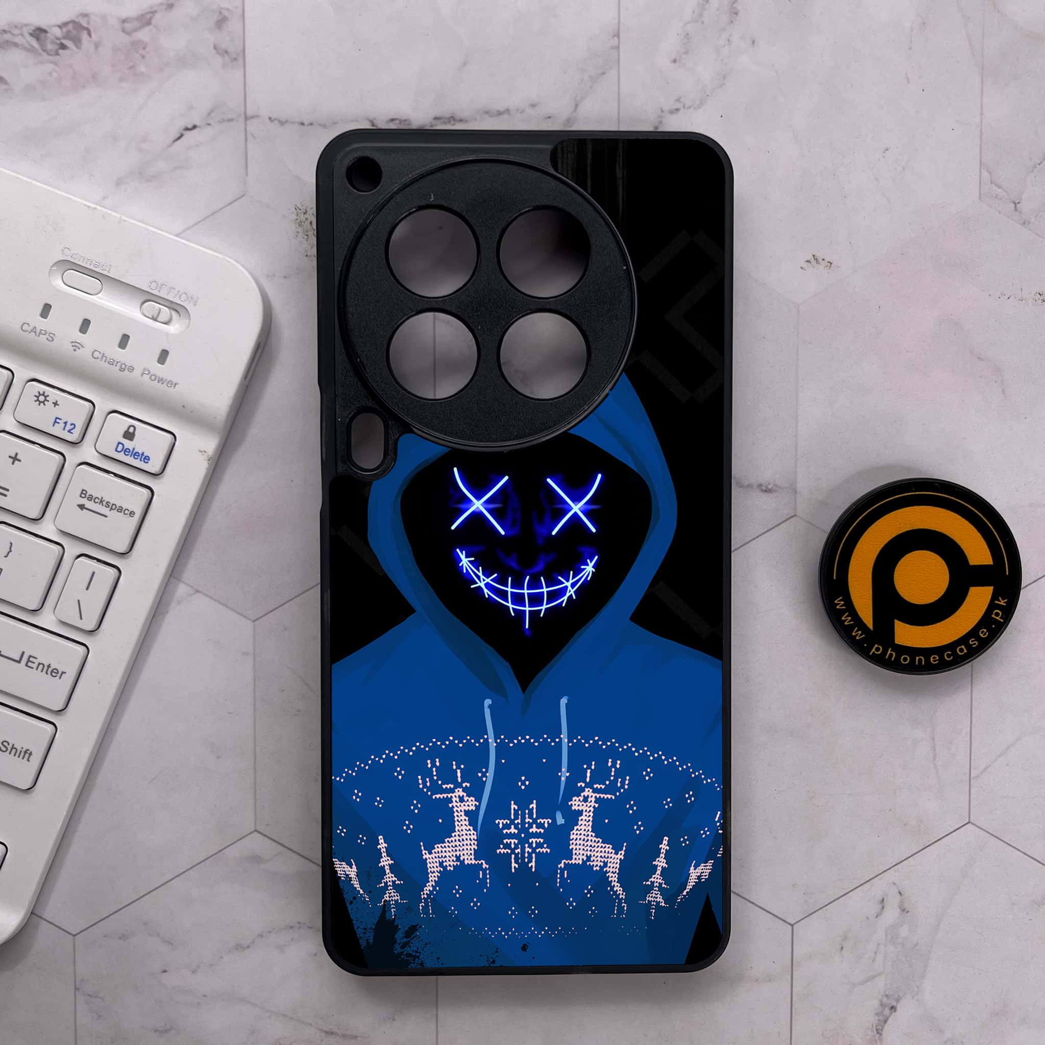 Tecno Camon 30 Premier - Anonymous 2.0 Series - Premium Metal Printed soft Bumper shock Proof Case