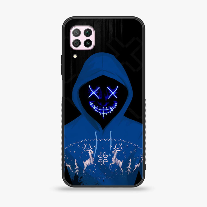 Huawei Nova 7i - Anonymous 2.0 Design 9- Premium Printed Glass soft Bumper shock Proof Case CS-26204