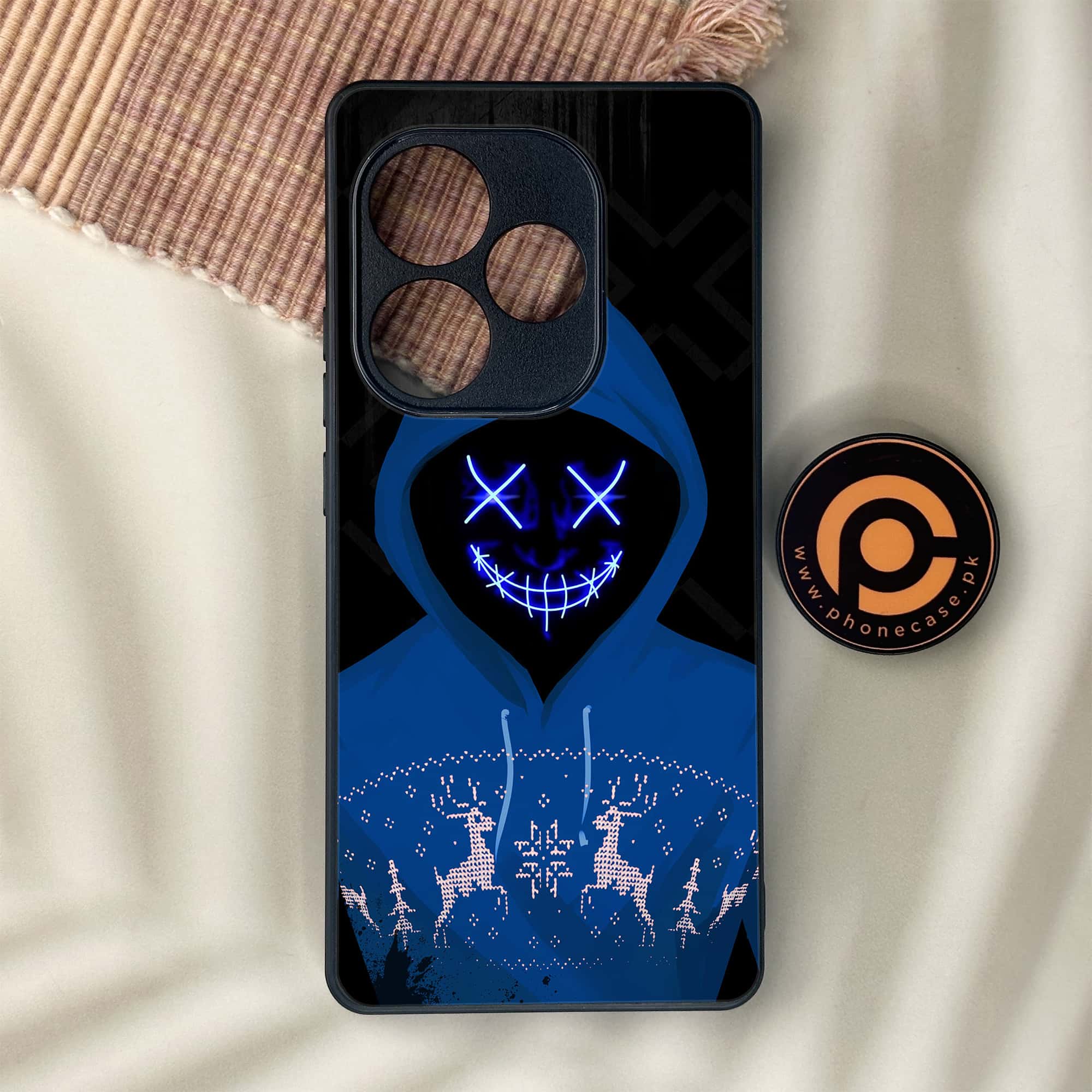 Realme GT 6 - Anonymous 2.0 Series - Premium Metal Printed soft Bumper shock Proof Case