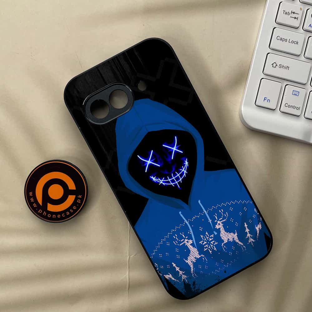 Google Pixel 9a - Anonymous 2.0 Series - Premium Metal Printed soft Bumper Shock Proof Case