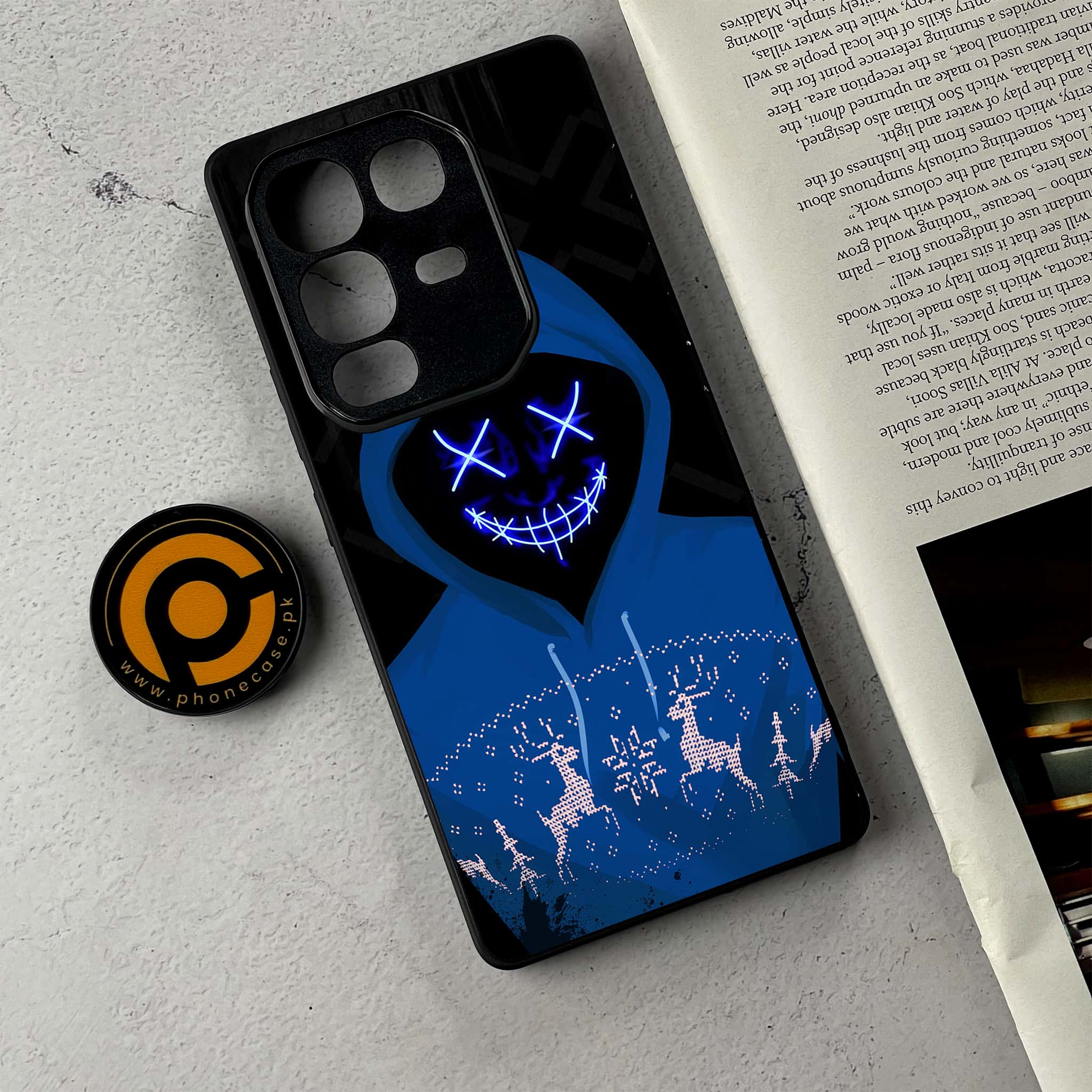 Infinix Note 50 Pro Plus - Anonymous 2.0 Series - Premium Metal Printed Soft Bumper Shockproof Case