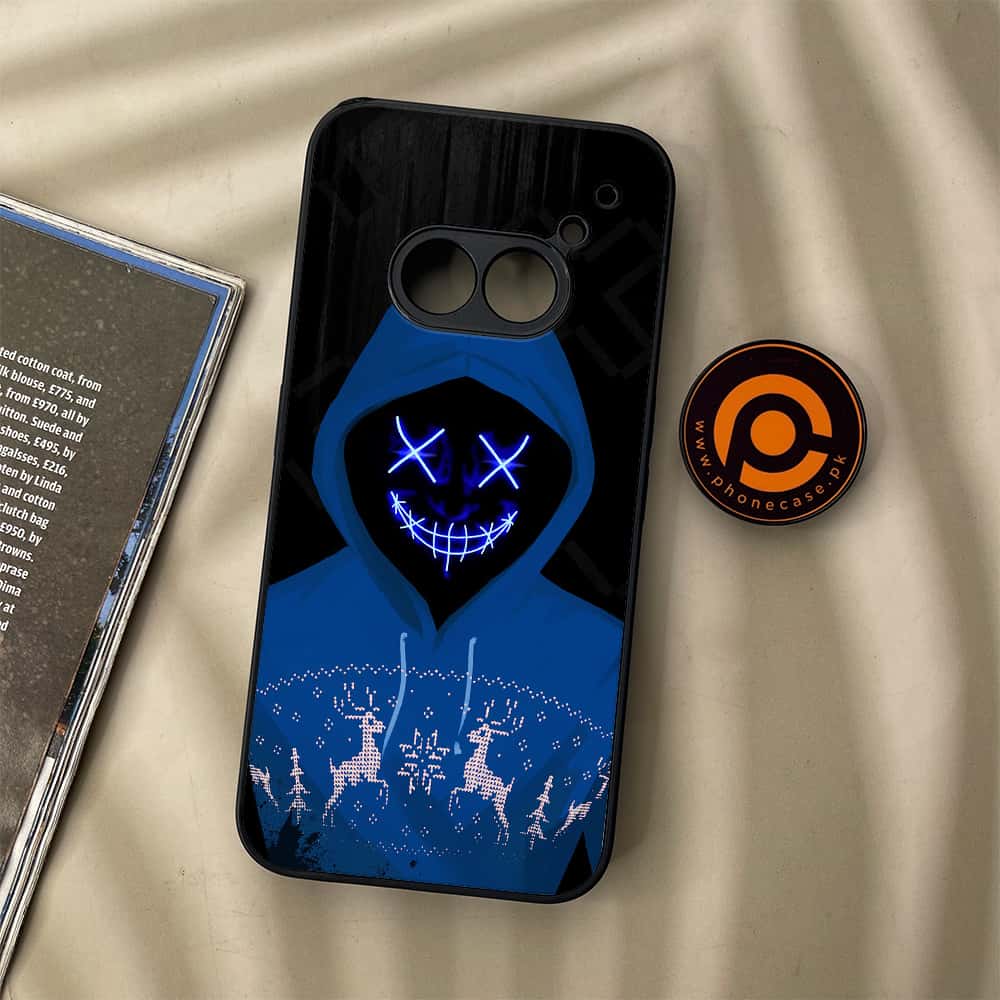 Nothing Phone (2a) - Anonymous 2.0 Series - Premium Metal Printed soft Bumper Shock Proof Case