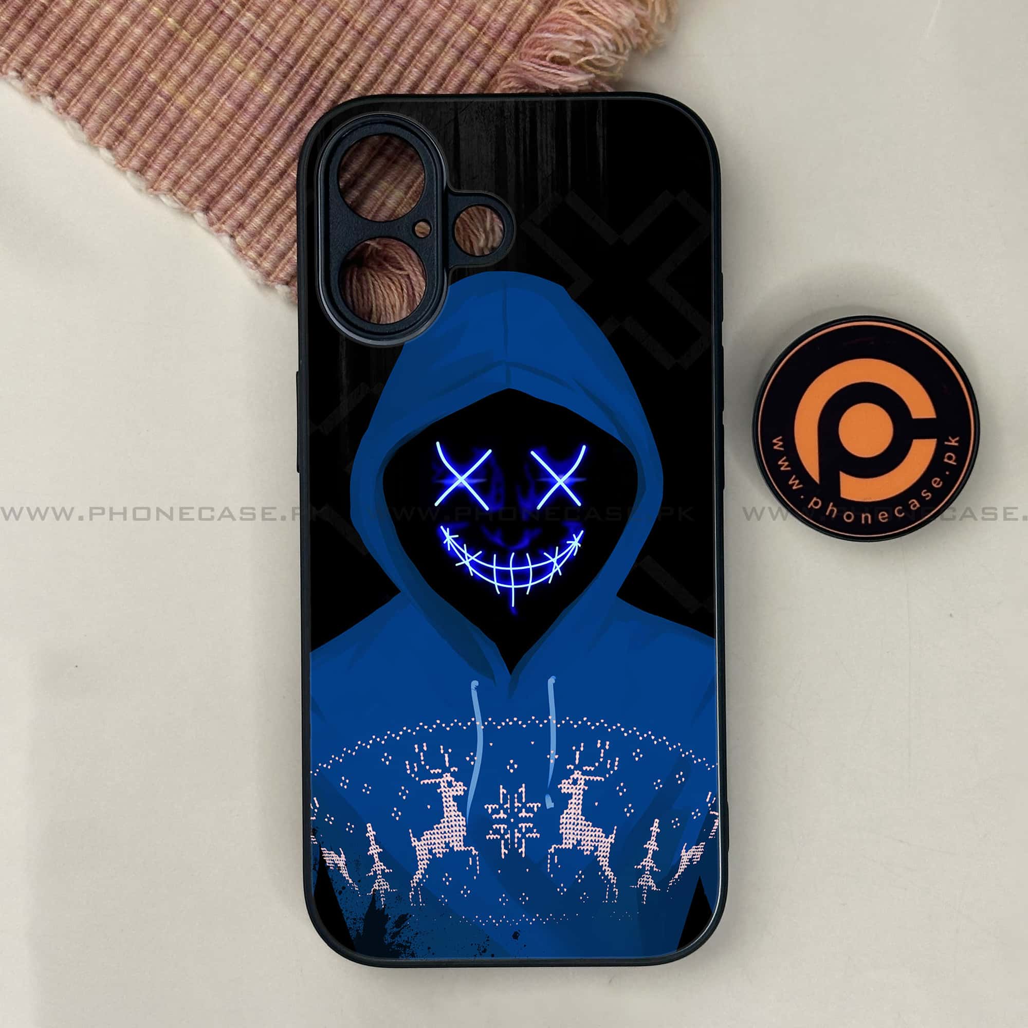 iPhone 17 - Anonymous 2.0 Series - Premium Printed Glass soft Bumper shock Proof Case
