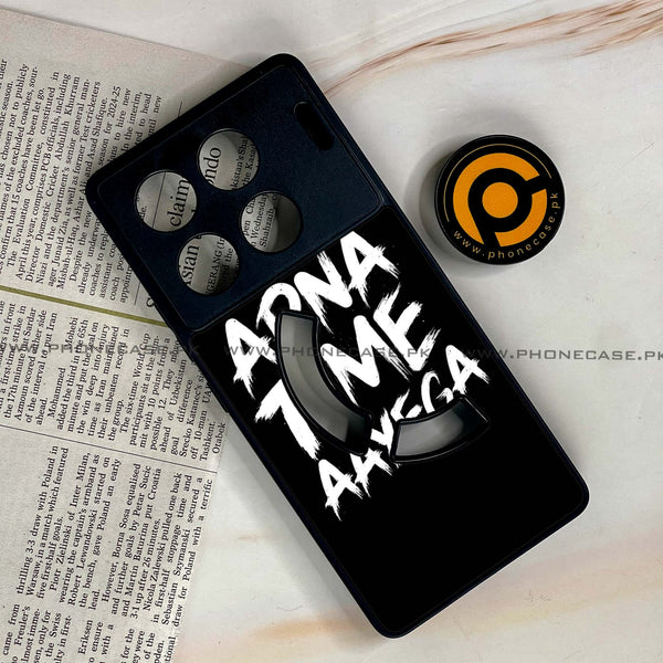 Infinix GT 20 Pro - Apna Time Ayega -  Premium Printed Metal soft Bumper shock Proof Case CS-22826