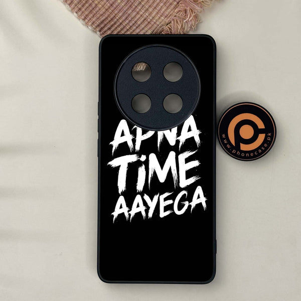 Honor X9c 5G - Apna Time Ayega - Premium Metal Printed soft Bumper shock Proof Case  CS-39582