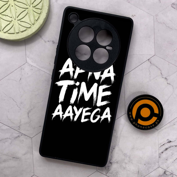 Infinix Zero 40 5G - Apna Time Ayega - Premium Metal Printed soft Bumper shock Proof Case
