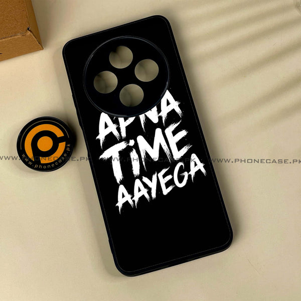 Xiaomi Redmi 14C - Apna Time Ayega -  Premium Printed Metal soft Bumper shock Proof Case