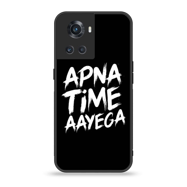 ONEPLUS ACE 5G - Apna Time Ayega -  Premium Printed Metal soft Bumper shock Proof Case