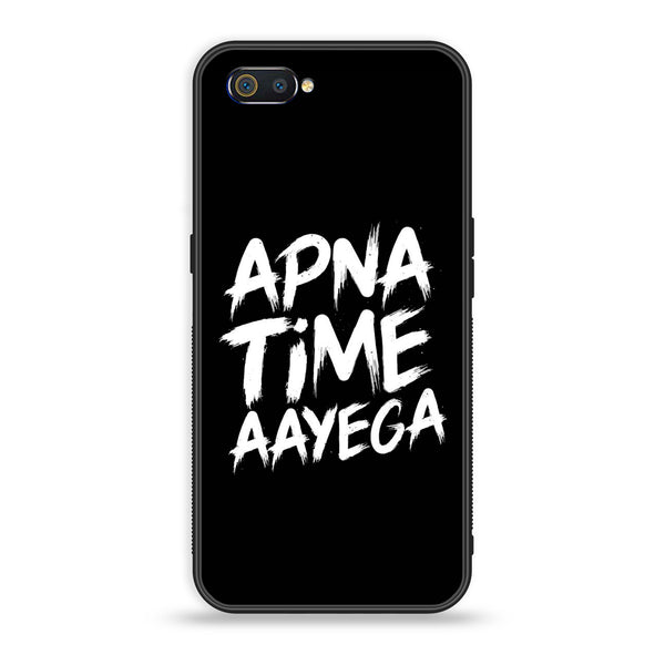 Oppo Realme C2 - Apna Time Ayega - Premium Printed Glass Case