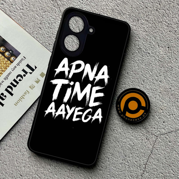 Xiaomi Redmi A5 - Apna Time Ayega - Premium Printed Metal soft Bumper Shock Proof Case