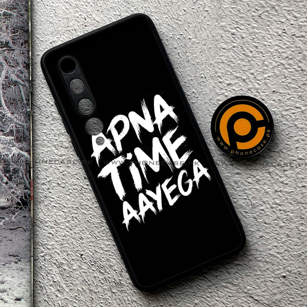 Xiaomi Mi 10 - Apna Time Ayega - Premium Printed Metal soft Bumper shock Proof Case