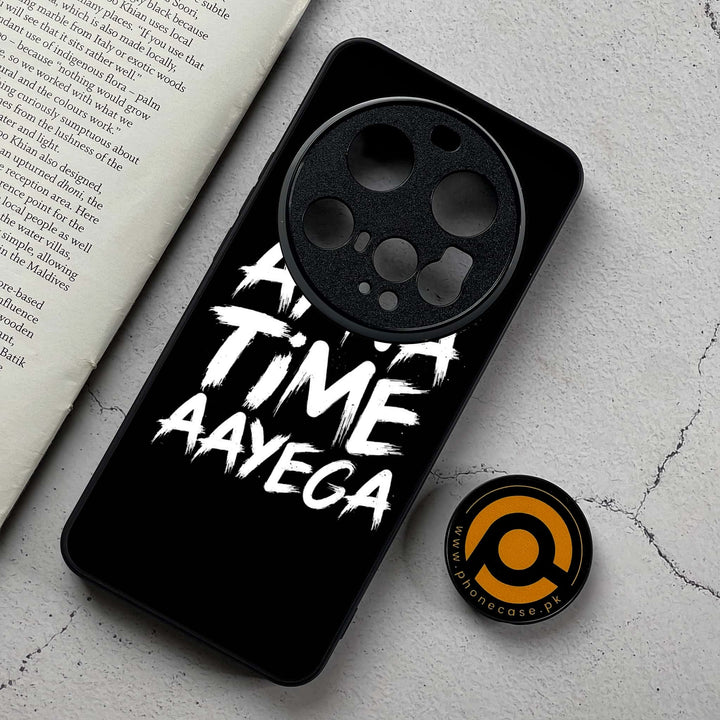Xiaomi 15 Ultra - Apna Time Ayega - Premium Metal Printed Soft Bumper Shockproof Case