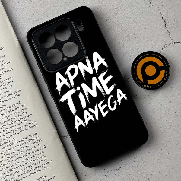 Xiaomi 15 - Apna Time Ayega - Premium Metal Printed soft Bumper shock Proof Case