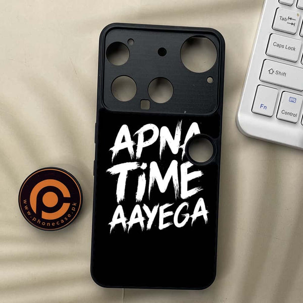 Nothing Phone 3 - Apna Time Ayega - Premium Metal Printed soft Bumper shock Proof Case