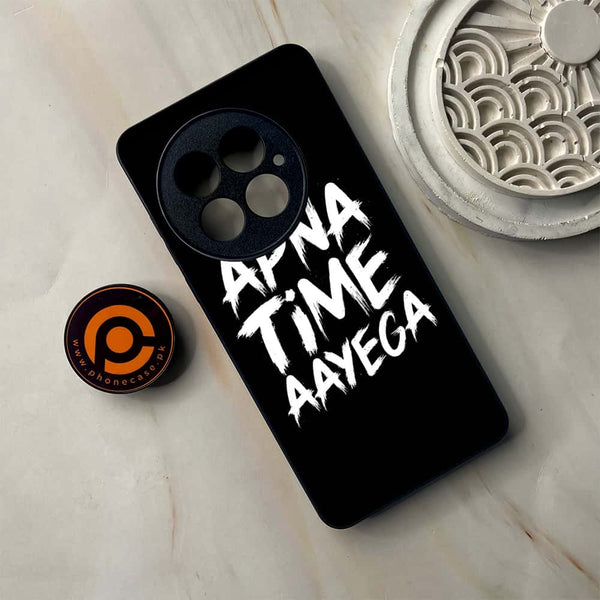 OnePlus 13 - Apna Time Ayega - Premium Metal Printed soft Bumper shock Proof Case