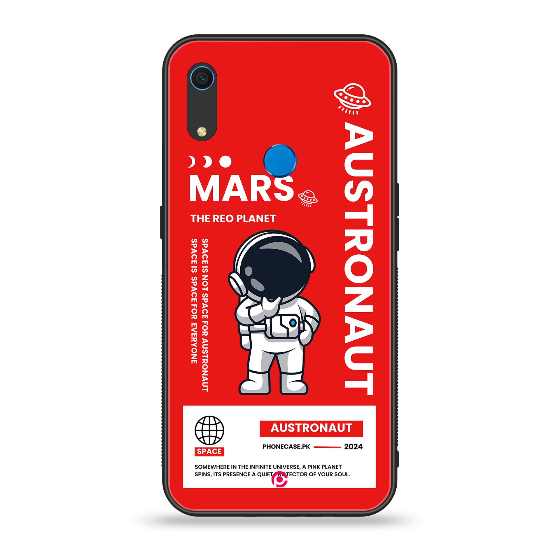 Huawei Y6s - Astronaut Series - Premium Printed Metal soft Bumper shock Proof Case