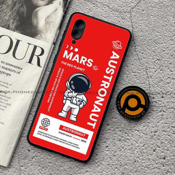 Samsung Galaxy A02 - Astronaut Series - Premium Printed Metal soft Bumper shock Proof Case