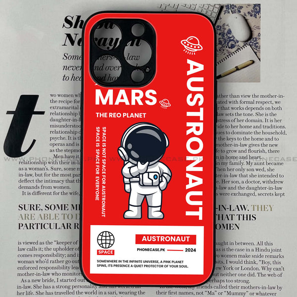 iPhone 16 Pro Max - Astronaut Series - Premium Printed Glass soft Bumper shock Proof Case