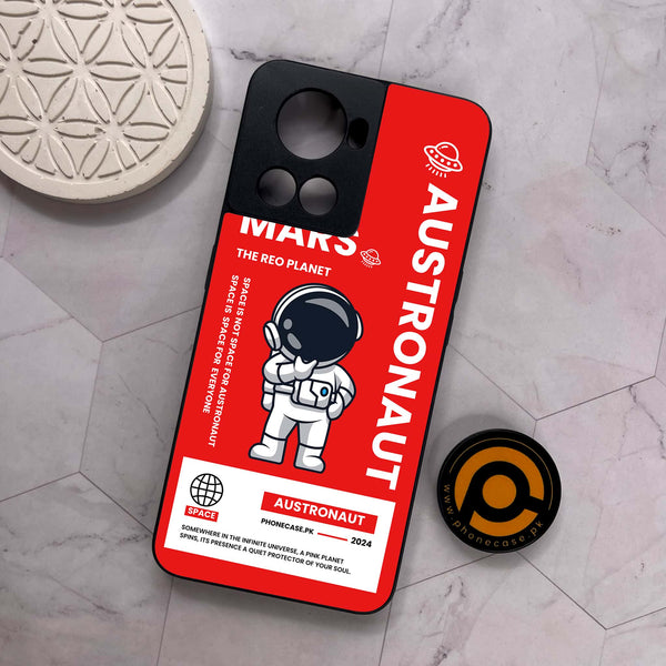 OnePlus 10R - Astronaut Series -  Premium Metal Printed soft Bumper shock Proof Case