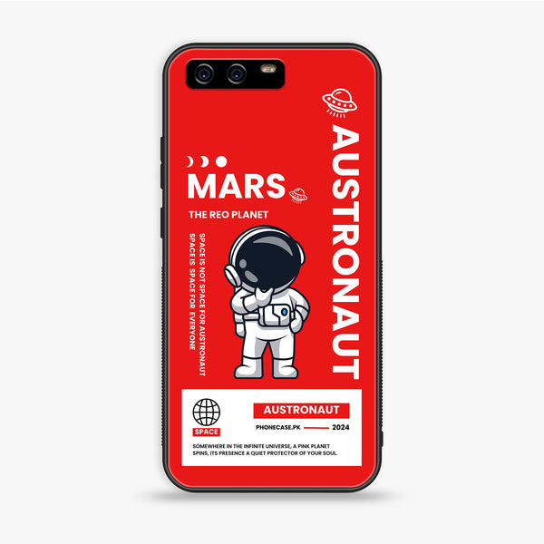 Huawei P10 Plus - Astronaut Series - Premium Printed Glass soft Bumper shock Proof Case