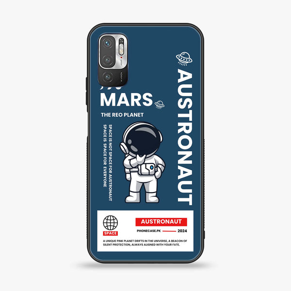 Xiaomi Redmi Note 10 5G - Astronaut Design 2 - Premium Metal  Printed soft Bumper shock Proof Case CS-27211