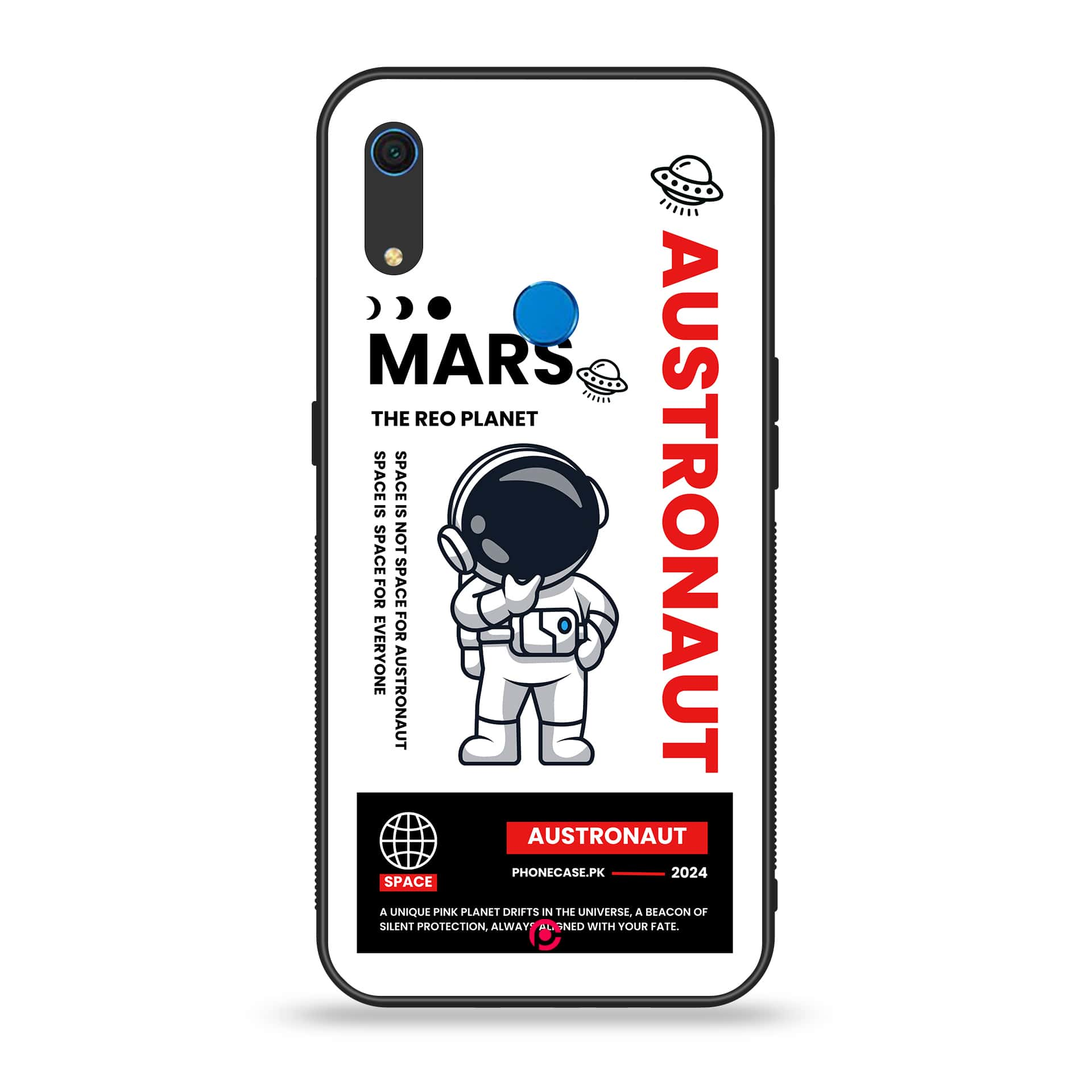 Huawei Y6s - Astronaut Series - Premium Printed Metal soft Bumper shock Proof Case