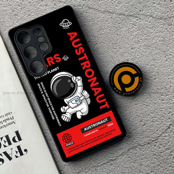 Samsung Galaxy S25 Ultra - Astronaut Series Design - Premium Metal Printed soft Bumper shock Proof CaseCS-32591