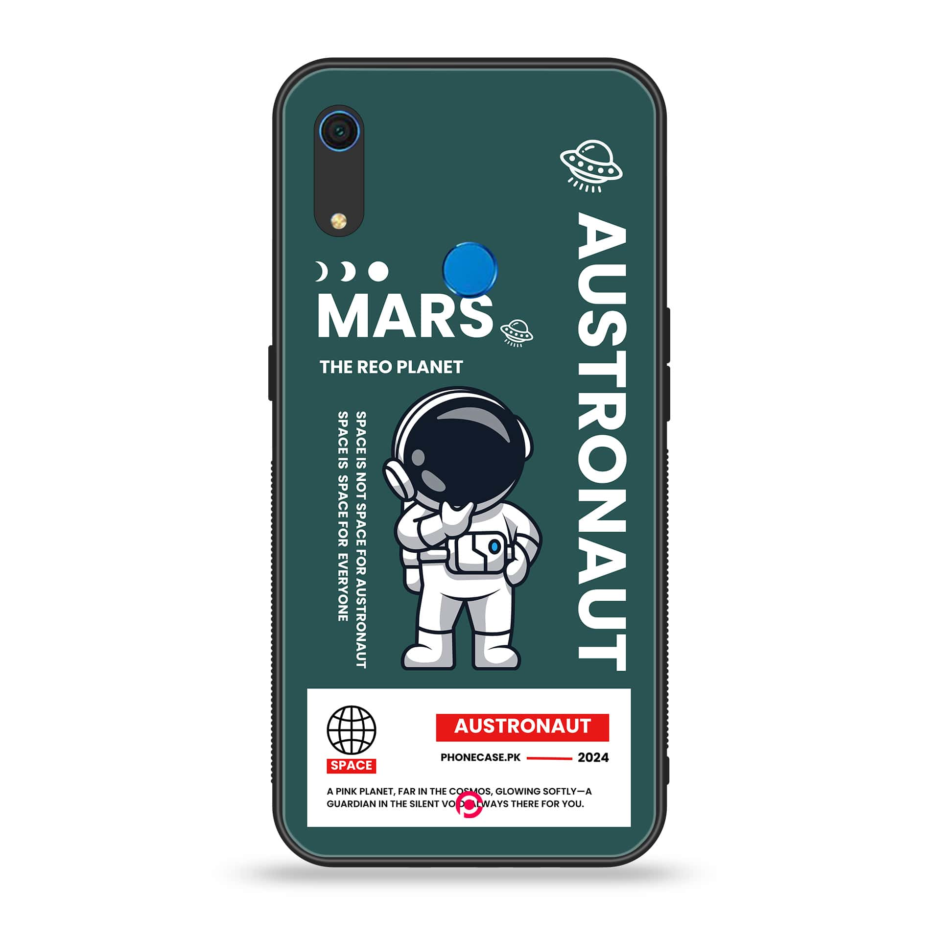 Huawei Y6s - Astronaut Series - Premium Printed Metal soft Bumper shock Proof Case