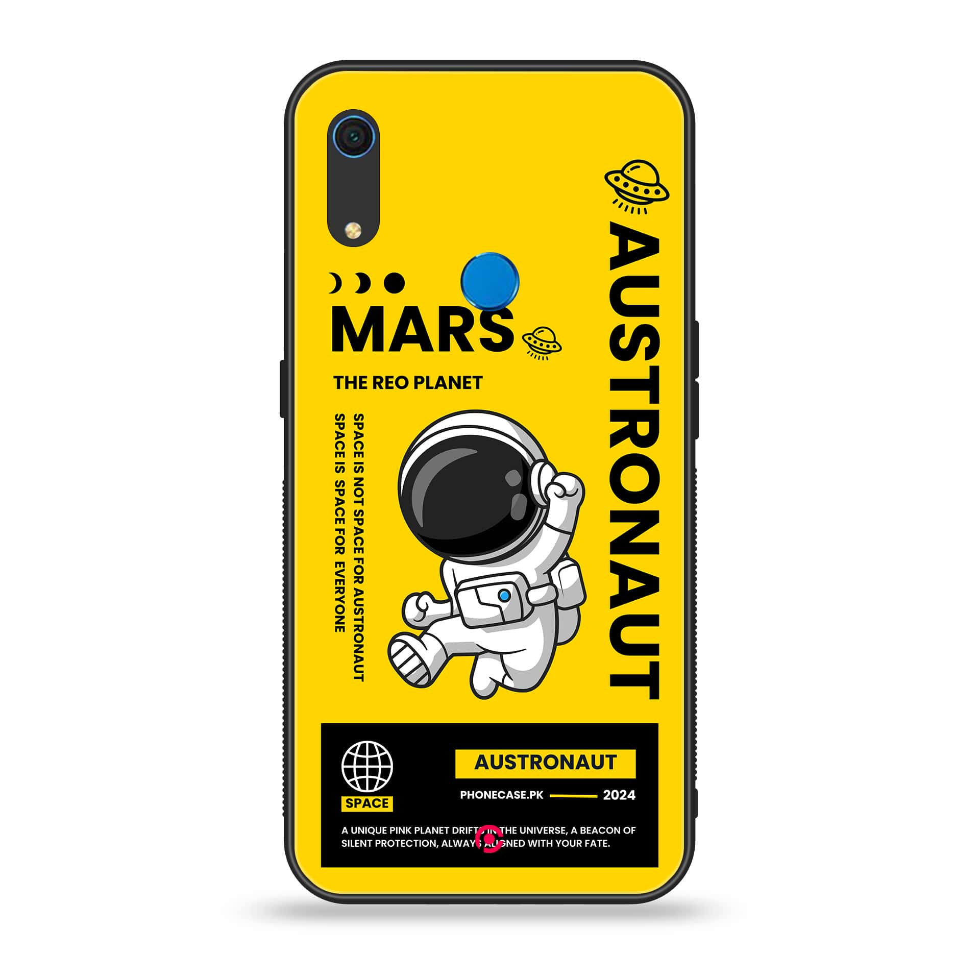 Huawei Y6s - Astronaut Series - Premium Printed Metal soft Bumper shock Proof Case