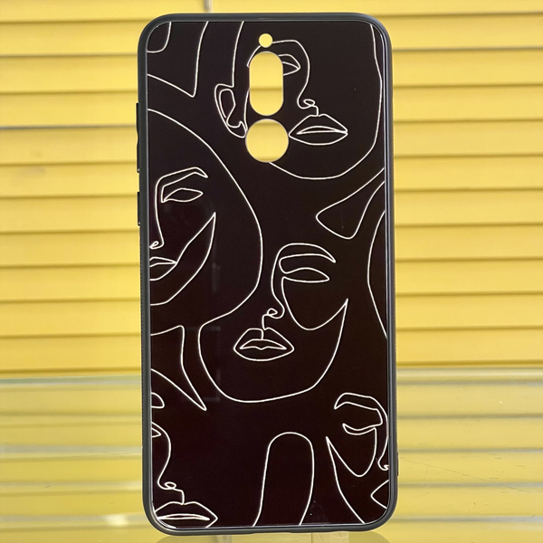 Huawei Mate 10 Lite Girl line art Glass Case CS-2150