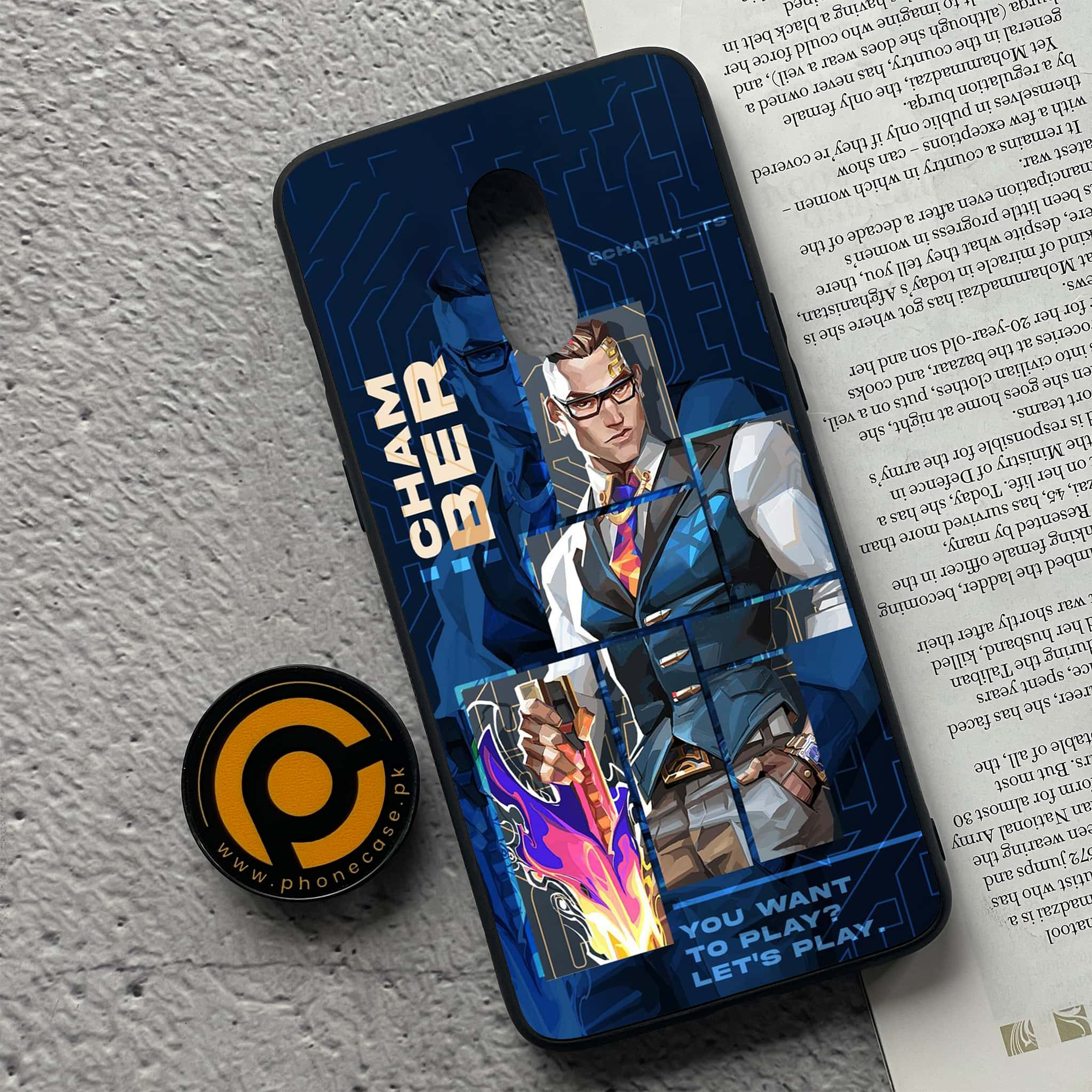 OnePlus 7 - Battle-Ready Series - Premium Printed Glass soft Bumper shock Proof Case