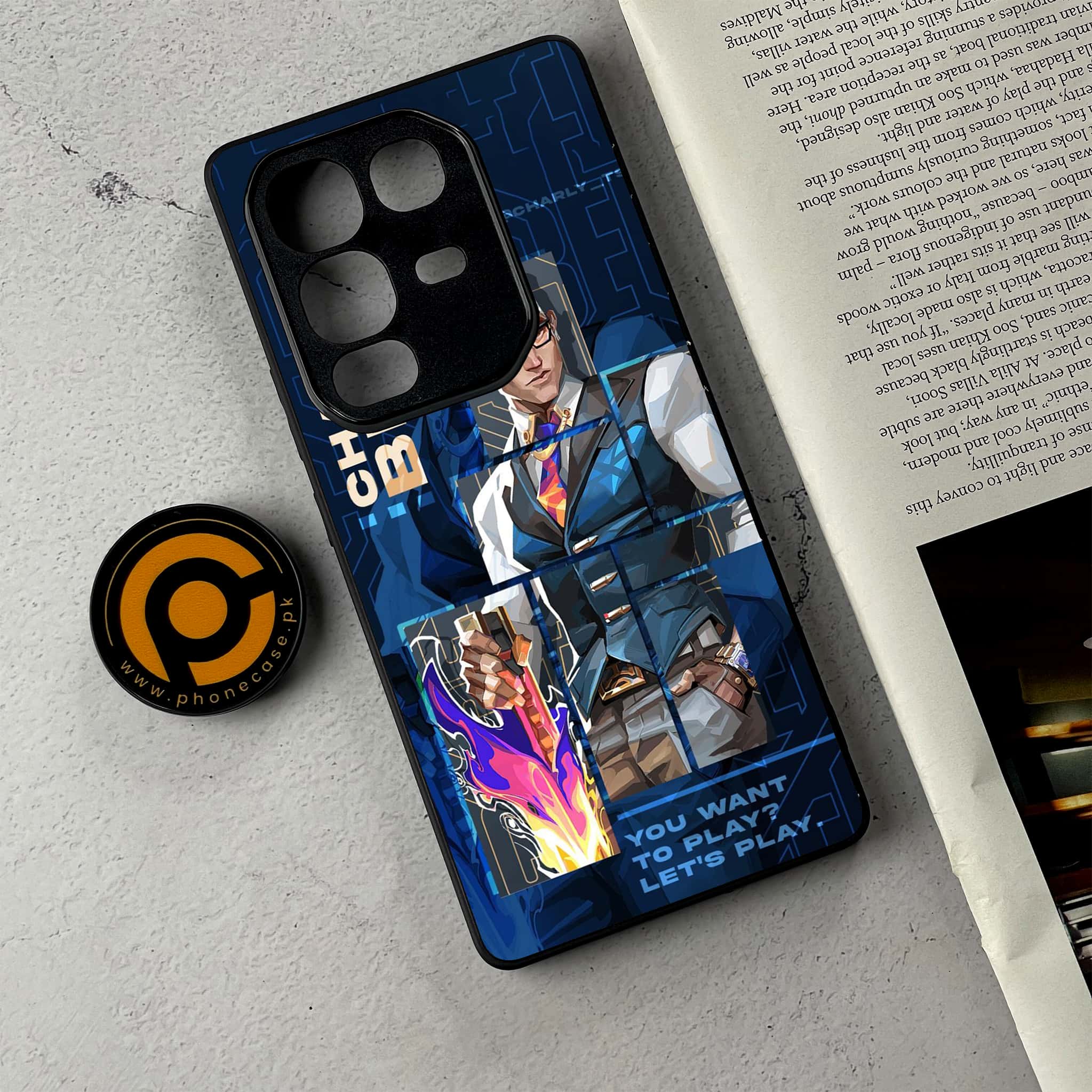 Infinix Note 50 Pro Plus - Battle-Ready Series - Premium Metal Printed Soft Bumper Shockproof Case
