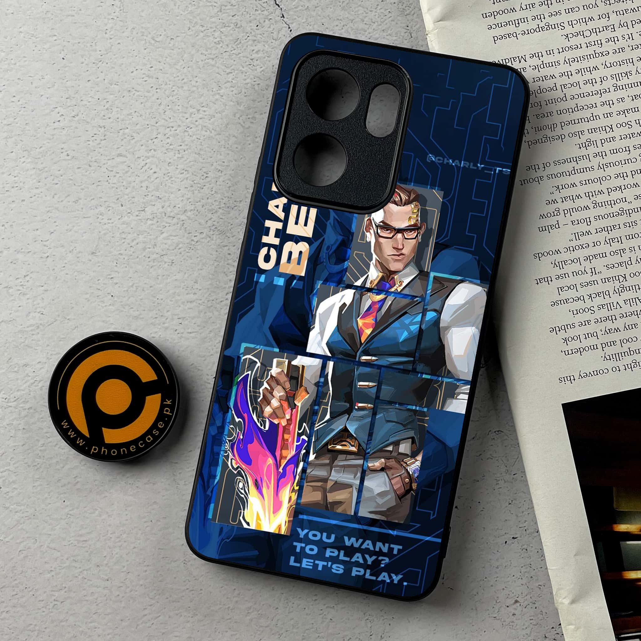 Oppo Reno 14F - Battle-Ready Series - Premium Metal Printed Soft Bumper Shockproof Case