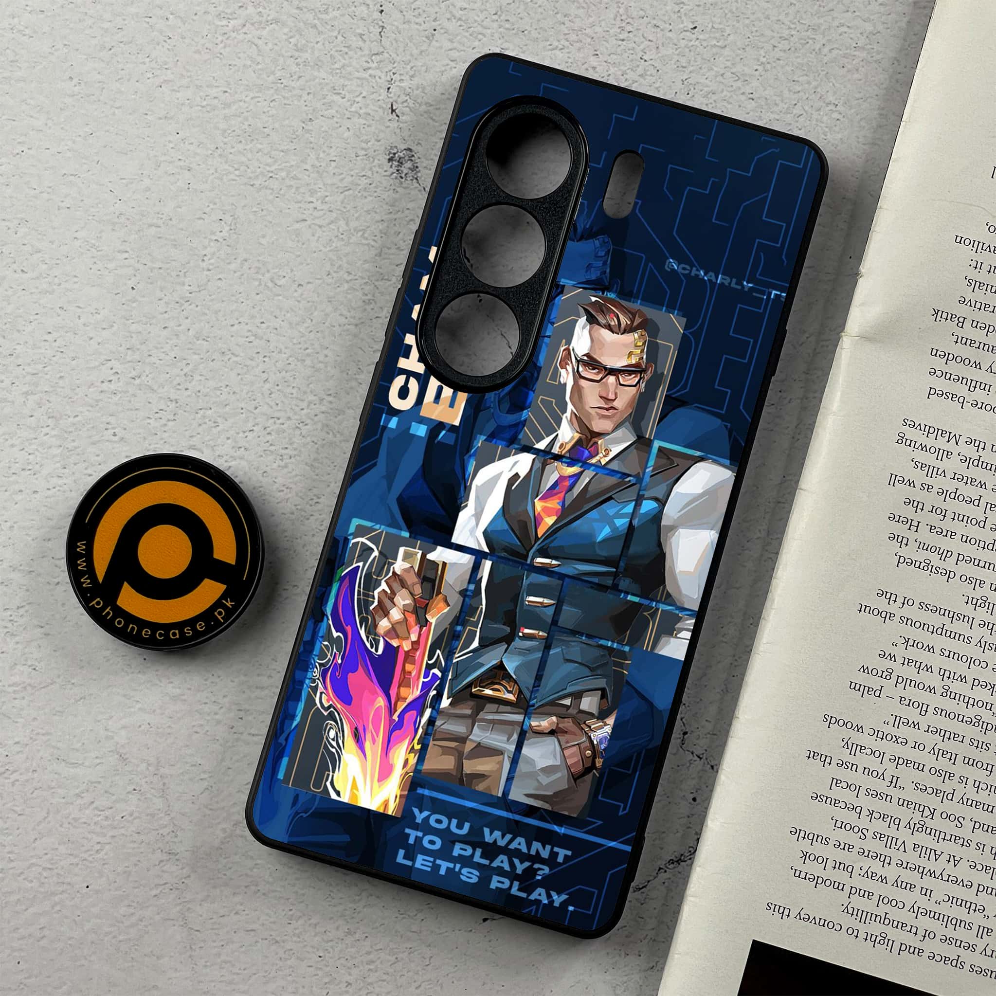 Tecno Camon 40 Pro - Battle-Ready Series  - Premium Metal Printed Soft Bumper Shockproof Case