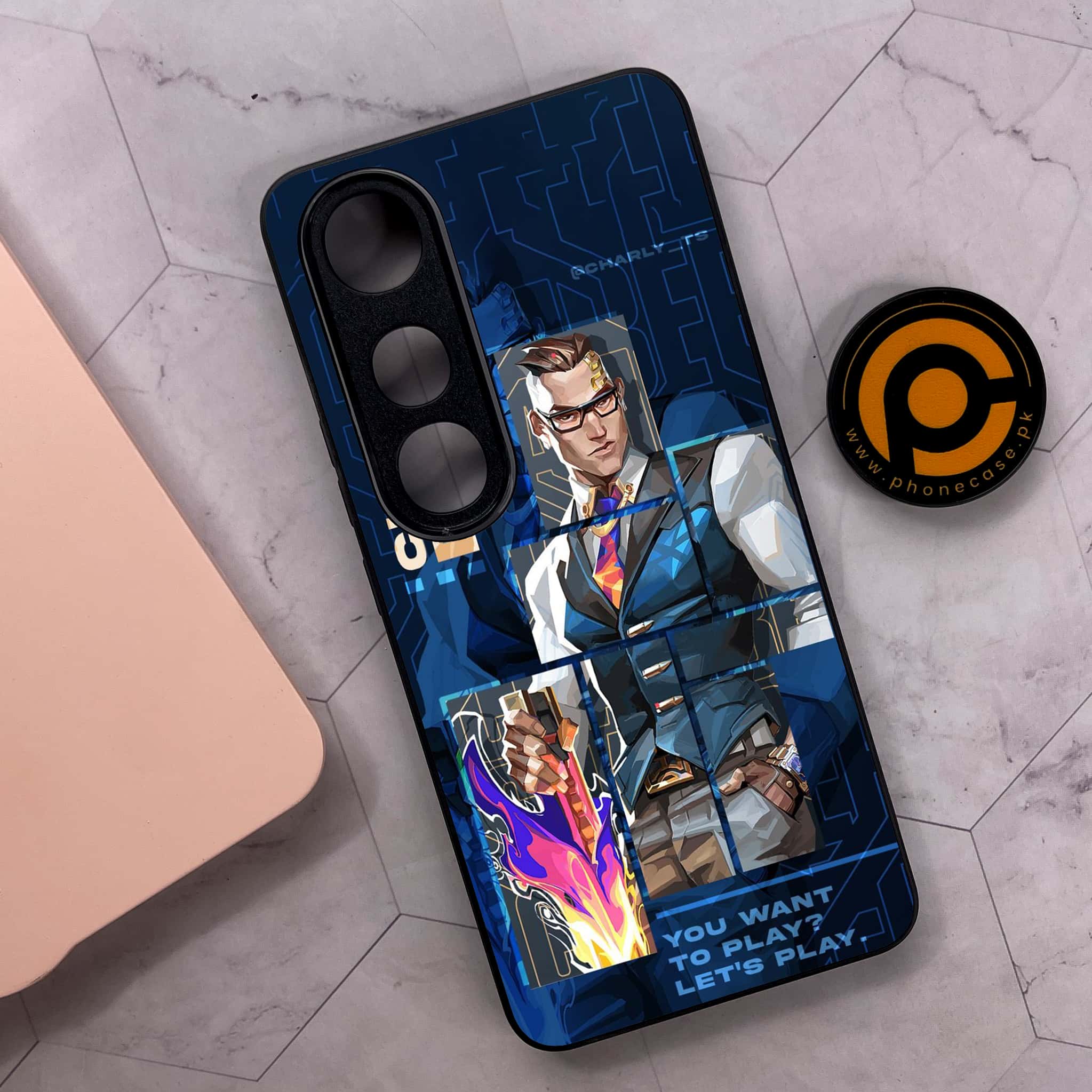 Vivo V50 Lite - Battle-Ready Series - Premium Metal Printed soft Bumper shock Proof Case