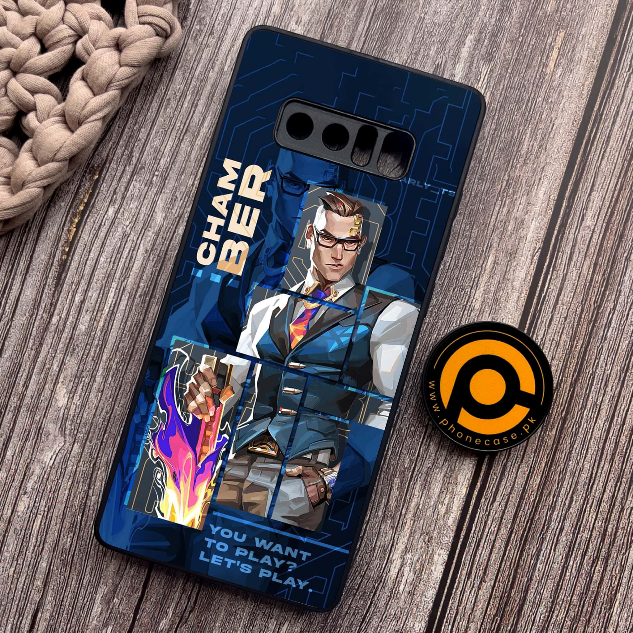 Samsung Galaxy Note 8 - Battle-Ready Series - Premium Metal Printed soft Bumper shock Proof Case