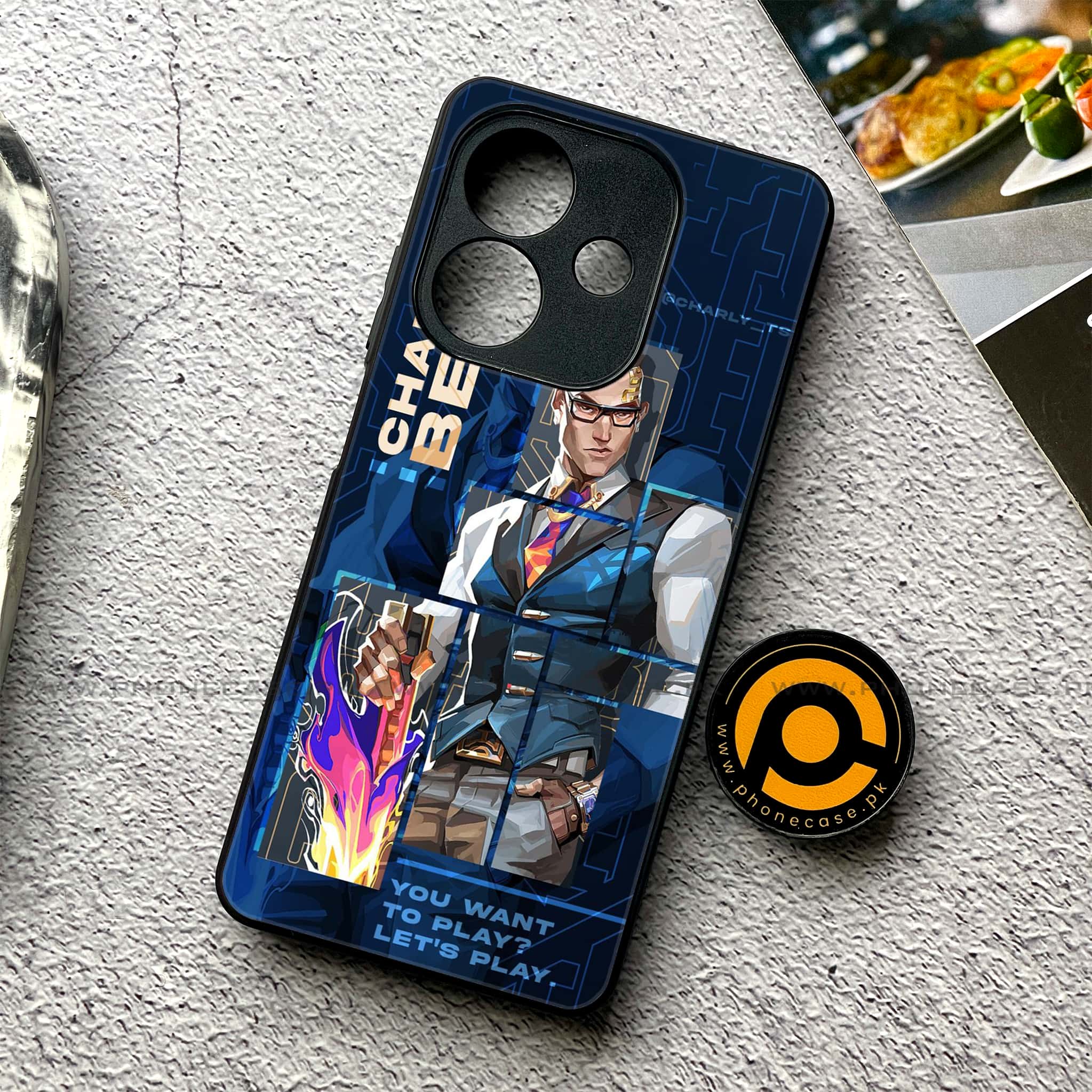 Oppo A5i - Battle-Ready Series - Premium Metal Printed soft Bumper shock Proof Case