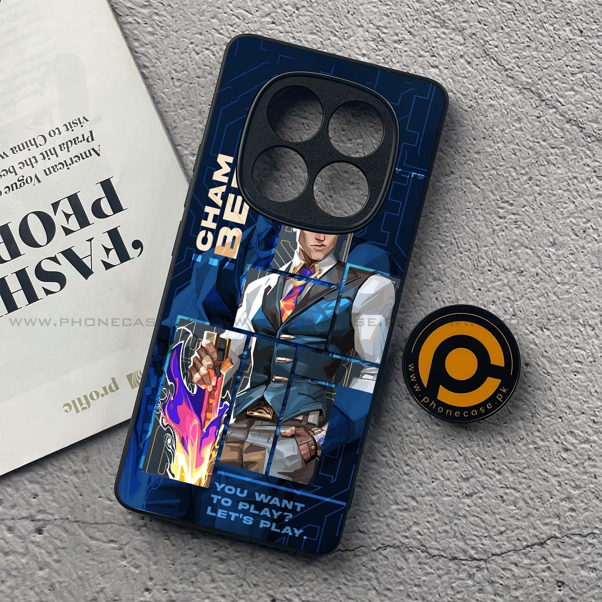 Redmi Note 14 Pro Plus 5G - Battle-Ready Series - Premium Printed Glass soft Bumper shock Proof Case