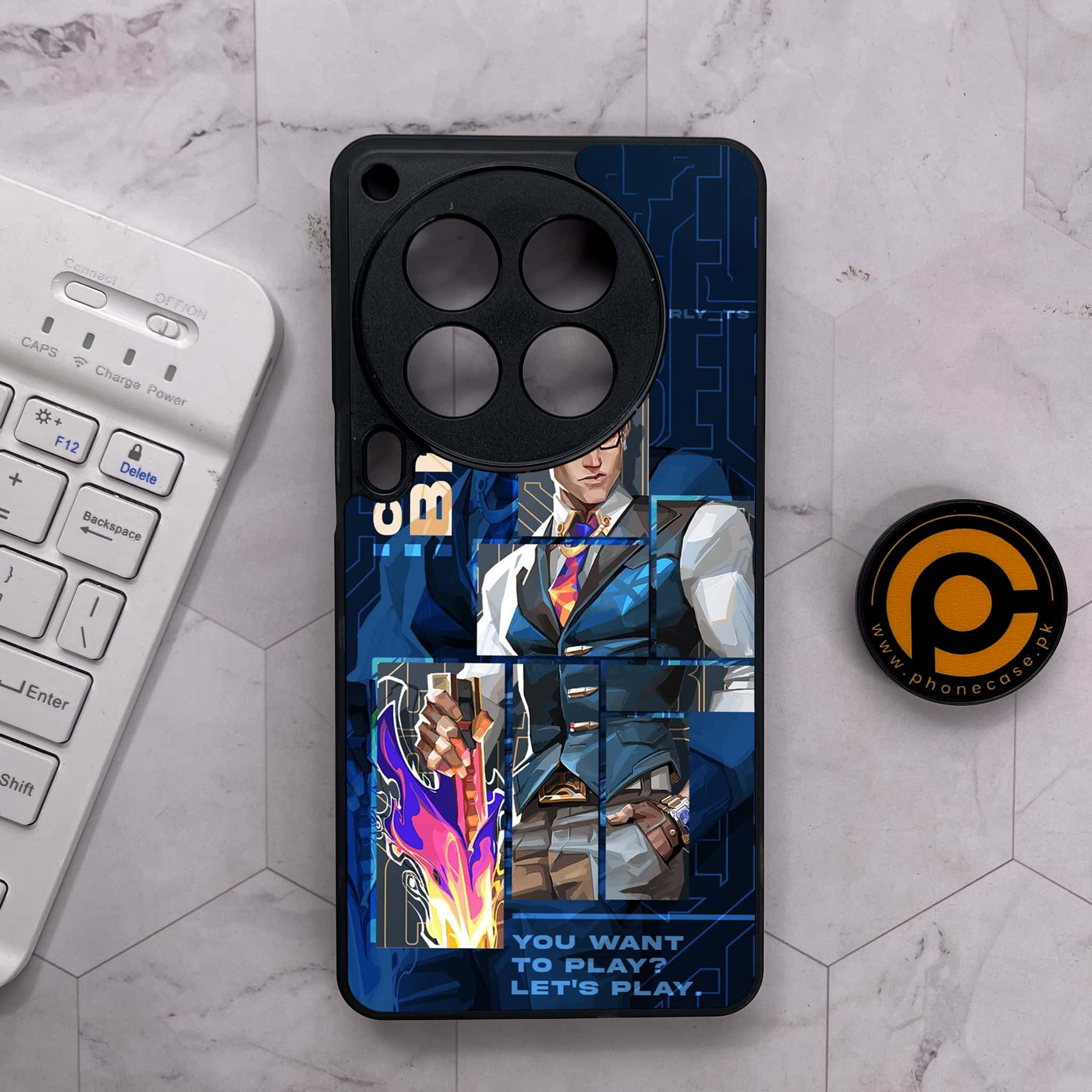 Tecno Camon 30 Premier - Battle-Ready Series - Premium Metal Printed soft Bumper shock Proof Case