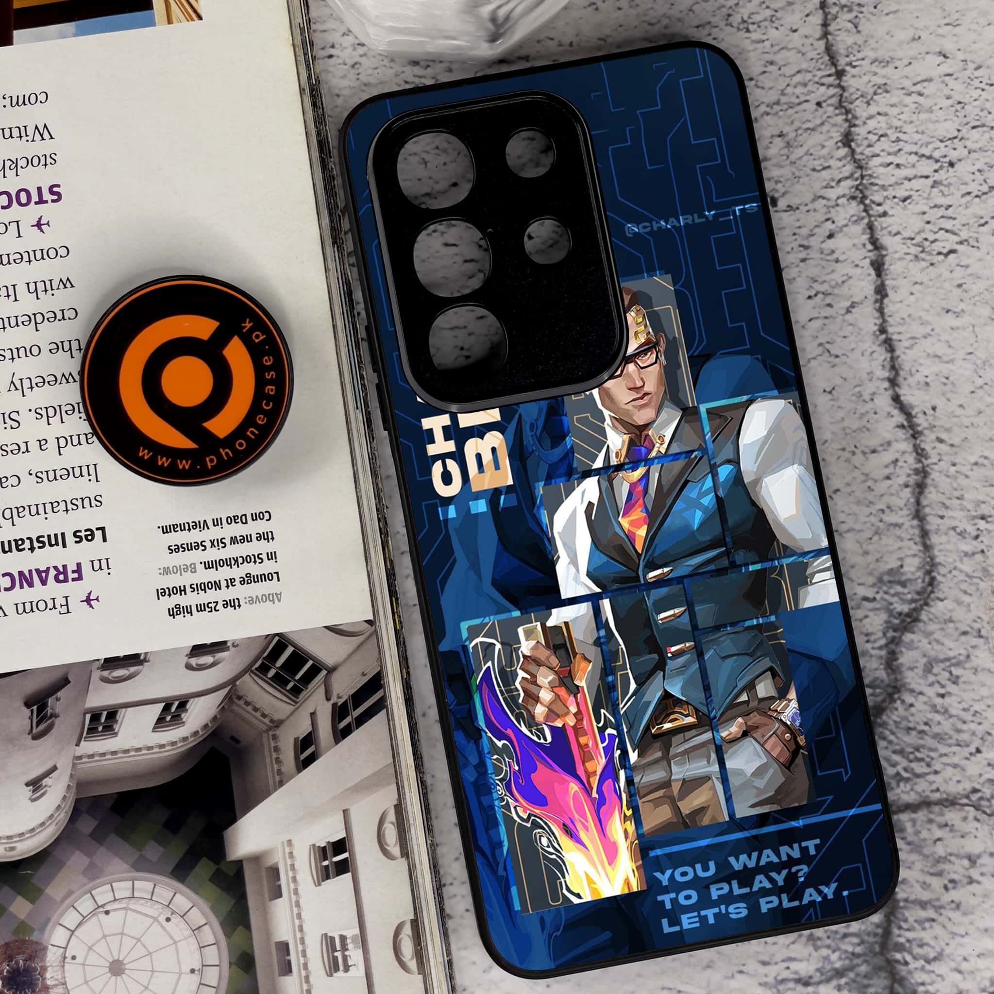 Vivo Y29 4G - Battle-Ready Series - Premium Metal Printed soft Bumper Shock Proof Case