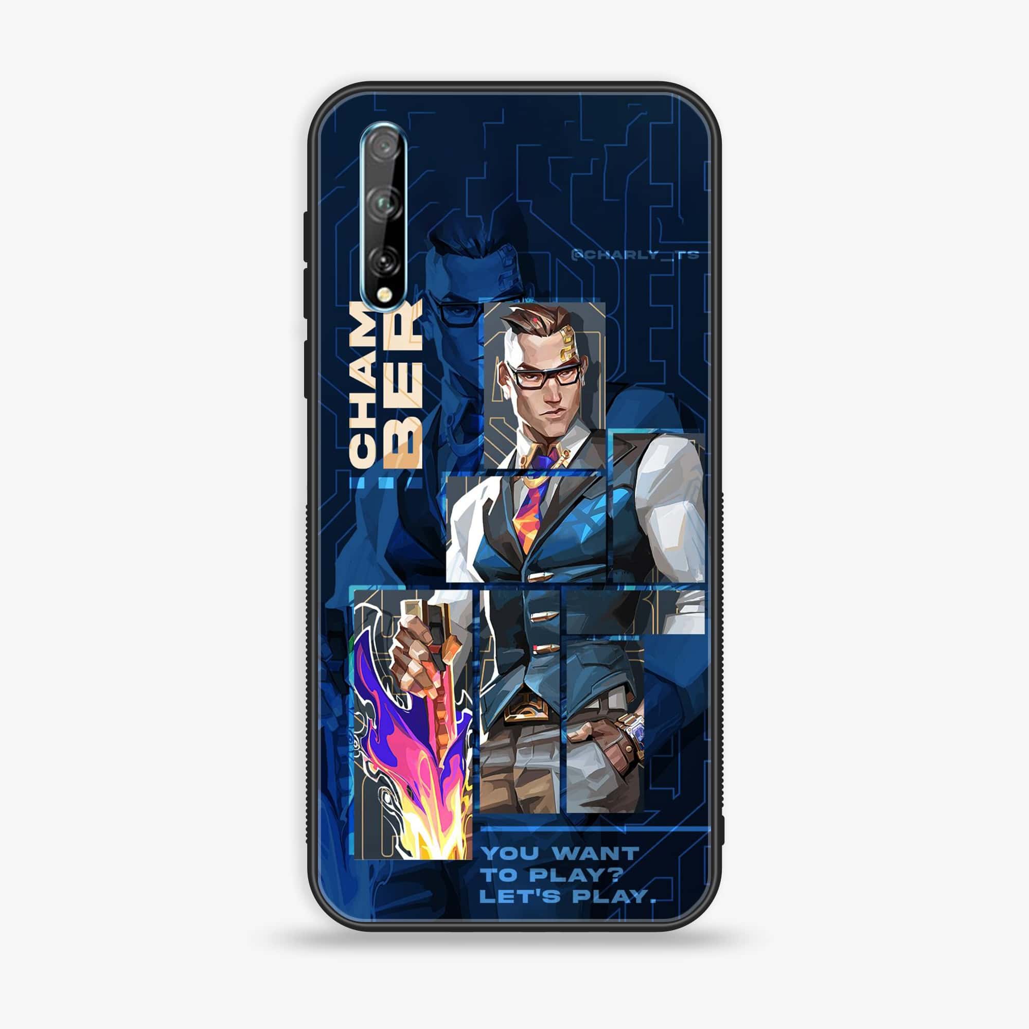 Huawei Y8p - Battle-Ready Series - Premium Printed Glass soft Bumper shock Proof Case