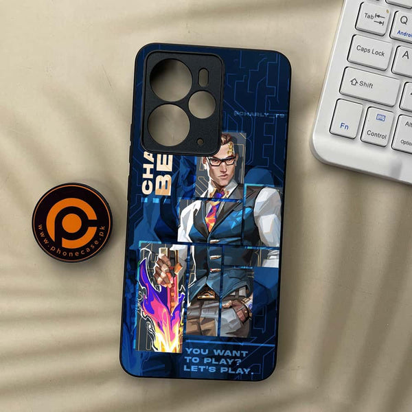 Realme 14 5G -  Battle-Ready Series - Premium Metal Printed soft Bumper Shock Proof Case